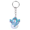 Llavero Cadena Mundo de Hielo y Nieve de Invierno de PVC Colgante Decoración para Mochila Escolar Regalo de Invierno Transfronterizo de Amazon