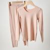 Camada Base Infantil Cor da Pele, Roupa Invisível, Camada Base de Dança para Meninas, Conjunto de Lingerie de Veludo Alemão, Roupa Térmica Cor da Pele de Outono e Inverno