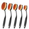 10 cepillos de dientes tipo cepillo de maquillaje se pueden dividir en un solo cepillo de crema BB no come polvo No. 4 brochas de base de maquillaje portátiles