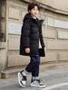 2024 Inverno Novas Crianças Jaqueta de Penas Meninos Com Capuz Branco Duck Down Meninas Médio e Grande Crianças Engrossadas Jaqueta Quente Da Moda