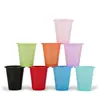 Serie INS Color Caramelo 200ml PP Grado Alimenticio Taza de Juego Taza para Bebidas Frías Resistente a Altas Temperaturas Venta Directa de Fábrica