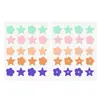 Pegatinas para cubrir acné de hidrogel con forma irregular, pedrería, flores y estrellas de cinco colores personalizables, combinación multicolor, lindas pegatinas para acné