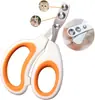 Cortador de unhas para cães e gatos com design aprimorado e dois orifícios de corte circulares de tamanhos diferentes.(2 mm e 4 mm)-Evite Cortar Demais Cortadores de Unha de Pet - Conjunto Profissional de Aparador de Patas para Pet