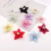Ropa de Moda Pendientes Accesorios para el Cabello Accesorios de Joyería DIY Broche Pinza para el Cabello Decoraciones Perlas Tela de Malla Flores Venta al por Mayor
