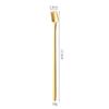 Fabricantes de colheres de aço inoxidável 304 colher de sobremesa de cabeça quadrada colher de café cabo longo garfo de frutas caneca palito dourado para mexer