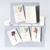 Cartão de Cumprimentos com Flores Secas Fresco e Criativo Cartão de Aniversário Cartão de Dia das Mães Cartão de Dia da Mulher Cartão de Cumprimentos Geral Cartão de Bênçãos