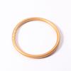 5mmPVC silicona transfronterizo Europa y Estados Unidos nuevo ins brillante pulsera de silicona moda color oro foil pulsera de silicona mujeres