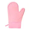 Guantes de silicona de algodón con punta de arroz nuevos para horno microondas, horno, horneado, aislamiento térmico, guantes de cocina multifuncionales