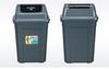 Fabricante de origen Bote de basura para exteriores gris azul Shaker oficina médico Hotel Hotel cubo de almacenamiento de cocina