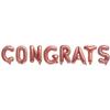 Balão de filme de alumínio CONGRATS de 16 polegadas pacote de letras em inglês conjunto de balões de parabéns em inglês Atacado