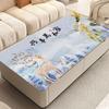 Nuevo Mantel 3D Impermeable y a Prueba de Aceite Lavado Libre PVC Engrosado Resistente a la Suciedad y Duradero Estilo Chino Mantel para Mesa de Comedor Mantel para Mesa de Centro Anti-escaldaduras