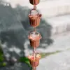 Corrente de Chuva Roxa para Exterior Calha de Pátio Chinês Trava de Beiral Corrente Guia de Água Calha de Templo Calha de Drenagem Corrente de Chuva Outro