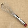 Batidor de Huevos de Acero Inoxidable Cabeza Roja 12 Varillas 27cm- 10pulgadas Utensilios para Hornear Batidor de Huevos para Uso en Cocina