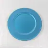 Platos de Carga de Plástico para Comercio Exterior, Banquetes de Boda Europeos y Americanos, Fiestas Navideñas Desechables, Platos con Perlas Pintados en Spray