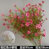 Rosa Vermelha de Casamento Flor de Seda Flor Única Material Decoração de Teto de Auditório de Casamento Flor Artificial Flores de Guia para Estrada