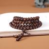 Pulsera de rosario de 108 cuentas de palo de rosa, sinewood, rama de ácido rojo, sinan dorado, folleto, palo de rosa, sinewood, rama de ácido rojo, sinan dorado, pulsera de rosario, regalo de puesto, pulsera al por mayor
