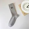 Meias de Verão Absorventes de Suor Desodorantes para Homens e Mulheres no Outono Estilo Coreano Meias com Letras Ins Combinam com Tudo Meias Absorventes de Suor Desodorantes