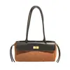 Bolso de mano de moda con estampado de leopardo para mujer, nuevo bolso de verano 2026 estilo Kelly, bolso pequeño único para hombro y cruzado
