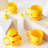 Taza de Cepillo Creativa para Niños Taza de Pato Amarillo Taza de Enjuague Bucal de Dibujos Animados Taza para Cepillo de Dientes Taza de Agua Linda para el Hogar Taza para Lavar