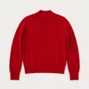 Suéter de Cachemira Tejido de Punto con Cuello Semialto para Mujer, Otoño/Invierno 2026, Suéter de Lana de Manga Larga de Capa Base Engrosada