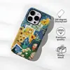 Funda de Teléfono Van Gogh Pintura al Óleo Girasol Manzana 18Promax Europea y Americana Anti-Caída Iphone17 Película Magnética Estuche Duro