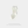 Calcetines para niñas para primavera y verano, hechos de algodón peinado, calcetines de princesa con encaje dulce estilo coreano para niñas, accesorios rojos para bebé, calcetines de media pantorrilla
