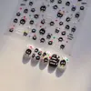 Pegatinas Finas y Resistentes para Uñas, Papelería Popular Estilo Japonés, Pegatinas para Uñas de Niños, Pegatinas para Uñas de la Tribu Wangwang, Estilos Mixtos