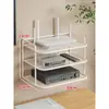 Soporte para Router Soporte de Pared Set sin Taladro Caja de Almacenamiento para Decodificador Módem Óptico Estante WiFi