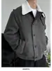 Nueva Chaqueta de Lana de Cordero de Algodón Cálido Popular de Moda para Hombre, Chaqueta de Algodón Gruesa de Otoño e Invierno con un Aspecto Moderno Elegante y Relajado