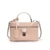 Bolsa Quadrada Pequena Elegante e Estilosa com Fecho, Novo Design de Nicho Tendência, Bolsa Transversal Color Block Tendência de Ombro Único
