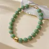 Collar ajustable ovalado de acrílico transfronterizo europeo y americano, cadena para la clavícula moderna y simple, accesorio exquisito y de alta gama para mujer
