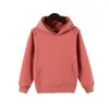 Suéter com Capuz Fino para Crianças Primavera e Outono DIY logo Gola Redonda Pulôver Manga Longa com Capuz Camisa Publicitária