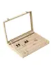 Caja de Almacenamiento Multifuncional para Joyería, Exquisita Caja de Almacenamiento para Pendientes, Aretes, Anillos, Colgantes, Bandeja de Gran Capacidad y Más