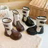 Botas Martin para Niñas 2026 Nuevas Botas Individuales de Primavera y Otoño Botines de Tobillo de Princesa para Niña Pequeña Estilo Británico Zapatos para Niños Grandes