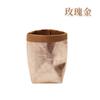 Bolsa de Papel Kraft Engrosado para Organización de Escritorio, Bolsa para Almacenamiento de Brochas de Maquillaje, Bolsa de Papel Tote Decorativa para Maceta de Flores Grado Alimenticio