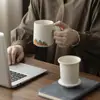 Taza Yuanshan Juego de Té Cerámico Cuaderno Taza de Agua Juego de Té Set de Regalo Recuerdo de Negocio Más Logo