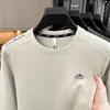 Nueva sudadera de otoño transfronteriza para hombre con cuello redondo y manga larga, top pullover casual simple de moda, camiseta holgada estampada para hombre