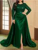 Vestido de Noche Elegante de Manga Larga para Banquete Transfronterizo Europeo y Americano para Mujer 2025 Anfitriona Reunión Anual Aura Reina Lentejuelas