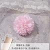Cabeza de Crisantemo de Bola Flor Falsa Simulada Hecha a Mano Ramo DIY Accesorios para el Cabello Ramillete de Boda Flor de Mesa Escenario Decorativo Elegante Flor de Seda