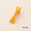 Temperamento japonês e coreano cor de doce clipe cruzado clipe de bico de pato cor franja clipe lateral grampo de cabelo acrílico grampo de cabelo atacado
