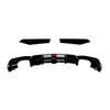 Adecuado para BMW Serie 3 F30 MT 2013-2019 MP con modificación del alerón de la esquina trasera del labio trasero ligero