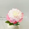 Peonía y Rosa Estilo Chino Flor Artificial Cabeza Única Exhibición de Ventana Fotografía del Hogar Boda Vestíbulo de Hotel Venta al por Mayor Transfronteriza