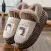 Pantuflas de algodón de invierno para hombre, talla grande, estilo nuevo 2026, para uso en interiores, antideslizantes, cálidas y con suela gruesa forrada de felpa