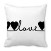 AMOR Feliz Día de San Valentín funda de almohada piel de durazno almohada funda de almohada plataforma transfronteriza suministro de fábrica zxt203