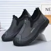 Sapatos Sapatos Masculinos Novo Outono Combina com Tudo Casual Sapatos Solteiros Sola Macia Confortáveis Sapatos de Pai Venda Direta da Fábrica Sapatos de Pano Slip-on