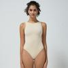 Colete Modelador Yishang de Lycra Alta Elasticidade Feminino Controle de Barriga Cintura Sem Costura T-Shaping Peça Única Roupa de Yoga