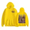 Sudadera de Merchandising de la Gira del Álbum de Bad Gyal Moda Hip-Hop High Street Sudadera Unisex Retro Casual con Capucha