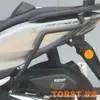 Adecuado para Honda Ns150Gx Barra de Escape de Parachoques Protector de Acero al Carbono Base de Cola de Aleación de Aluminio Parabrisas Delantero Cojín de Asiento Modificado