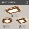 Lámpara de Techo Combinada Estilo Chino Nuevo Elegante Sencillo con Veta de Madera Nórdica Creativa para Comedor, Dormitorio, Sala de Estar Paquete de Iluminación para Toda la Casa