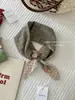 Algodão Linho Macio Amigo da Pele Respirável Proteção para o Pescoço Lenço Quadrado Pequeno Ponto de Onda Flor de Castanha Lenço de Cabeça Versátil Novo Lenço Lenço de Seda Mulheres